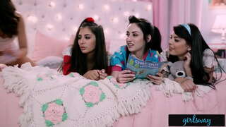 Бидний Анхны Лесбиян Зун Sleepover
